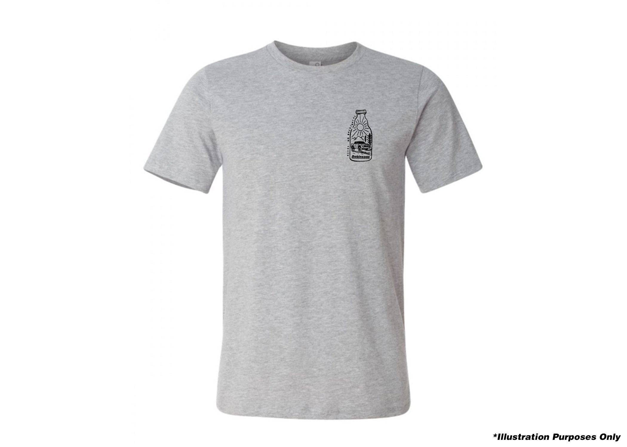 DOBINSONS | Beers and Backtracks Gray / Tacoma T-Shirt | PG00-2324