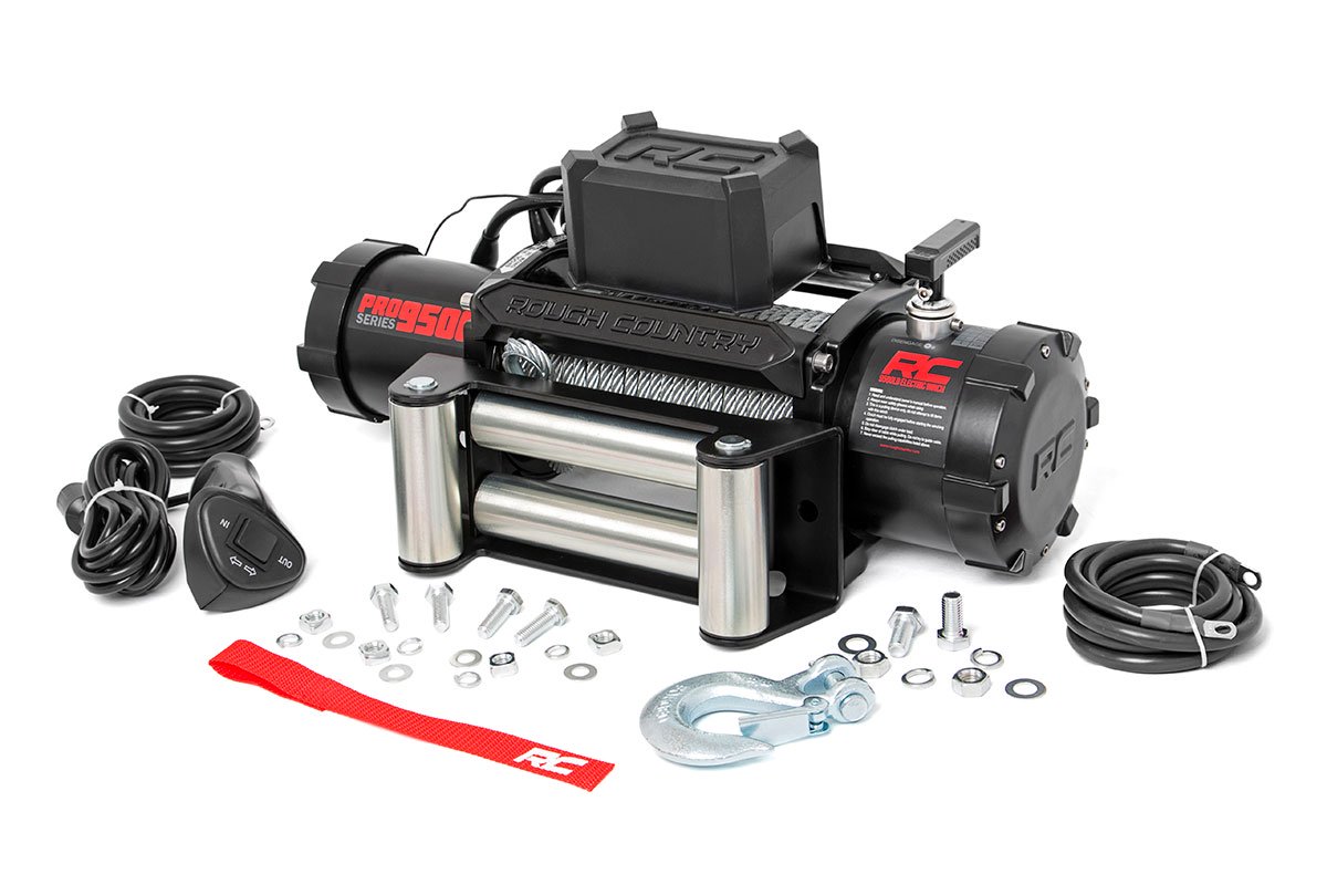 9500 LB Electric Winch Pro Series Rough Country