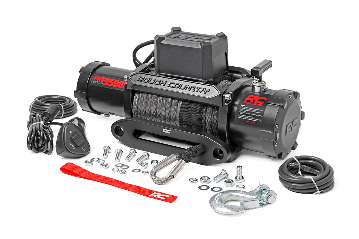 9500 LB Electric Winch Pro Series Rough Country