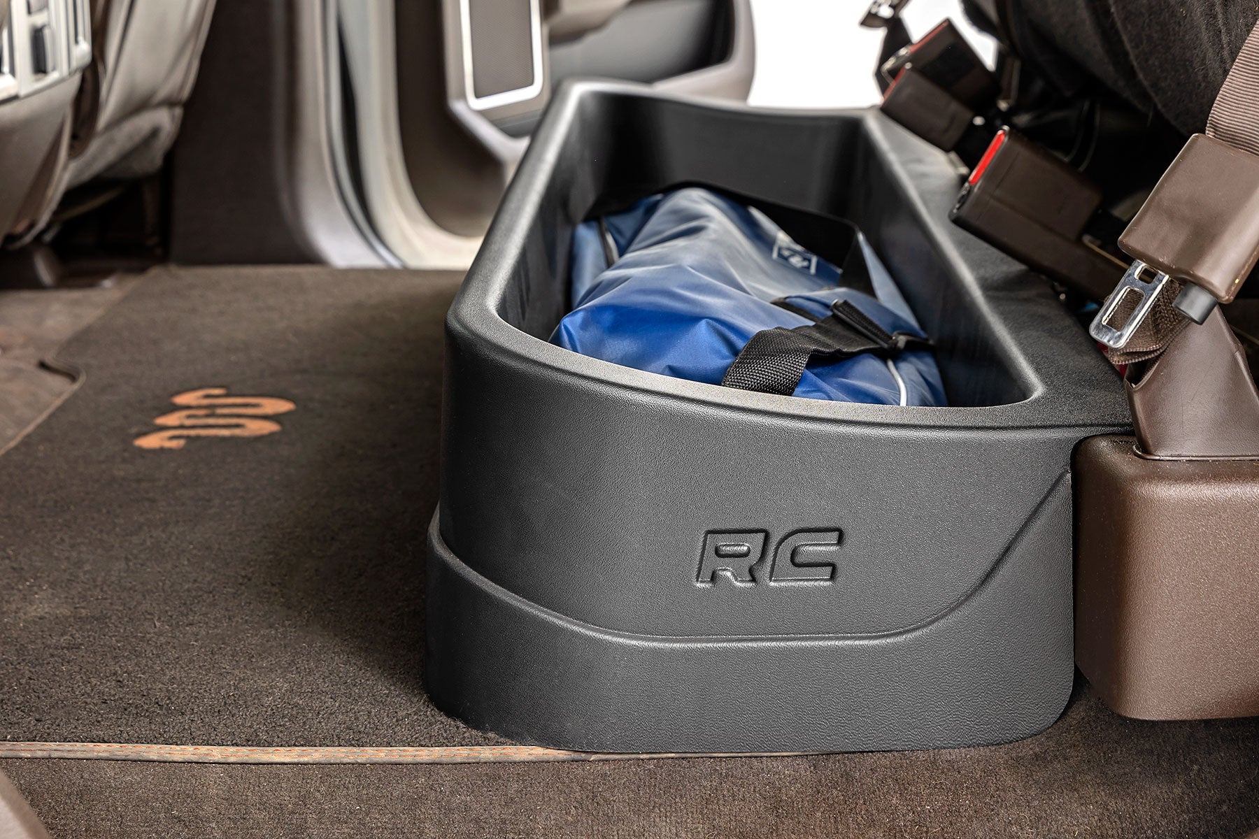 Rough Country | Underseat Storage | Under Seat Storage Crew Cab Ford F-150 15- UpSuper Duty (17-22) Rough Country | RC09281A