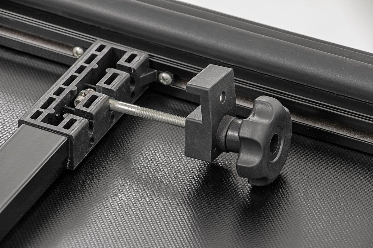 Rough Country | Tonneau Covers|Truck Bed|Exterior Parts & Car Care | Dodge Soft Tri-Fold Bed Cover 19-20 RAM 1500-5 Foot 5 Inch Bed Rough Country | RC44307550