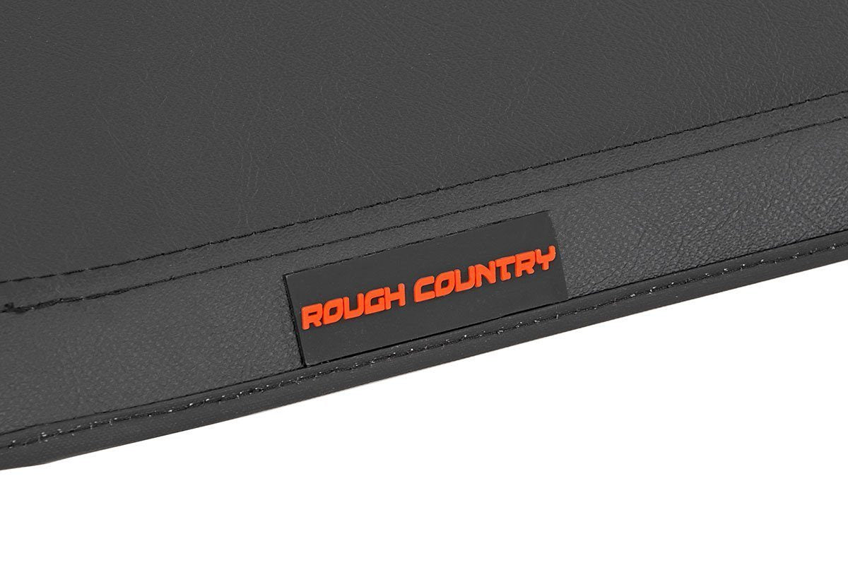 Rough Country | Tonneau Covers|Truck Bed|Exterior Parts & Car Care | RAM 1500 Soft Tri-Fold Bed Cover 6 Foot 4 Inch Bed For 19-Pres RAM 1500 Rough Country | RC44309650
