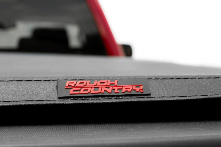 Rough Country | Tonneau Covers|Truck Bed|Exterior Parts & Car Care | Titan Soft Tri-Fold Bed Cover 17-20 Titan 5 Foot 6 Inch Bed w/o Cargo Mgmt Rough Country | RC44816550