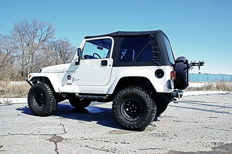 Rough Country | Soft Tops | Jeep Replacement Soft Top Black 97-06 TJ Wrangler Full Steel Doors Rough Country | RC85020.35
