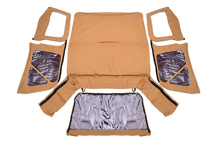 Jeep Replacement Soft Top Spice 97-06 TJ Wrangler Steel Doors Rough Country