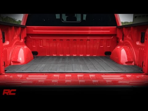 Rough Country | Truck Bed Mat | GM Bed Mat RC Logos 07-18 1500 / 07-19 HD PU - 6 Foot 6 Inch Bed Rough Country | RCM670