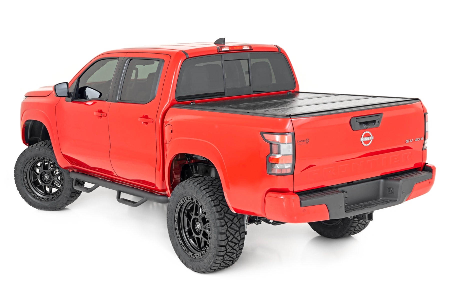 Rough Country | Nerf Bars | Nerf Steps Cab Length Crew Cab Nissan Frontier 2WD/4WD (05-23) Rough Country | RCN2273CC