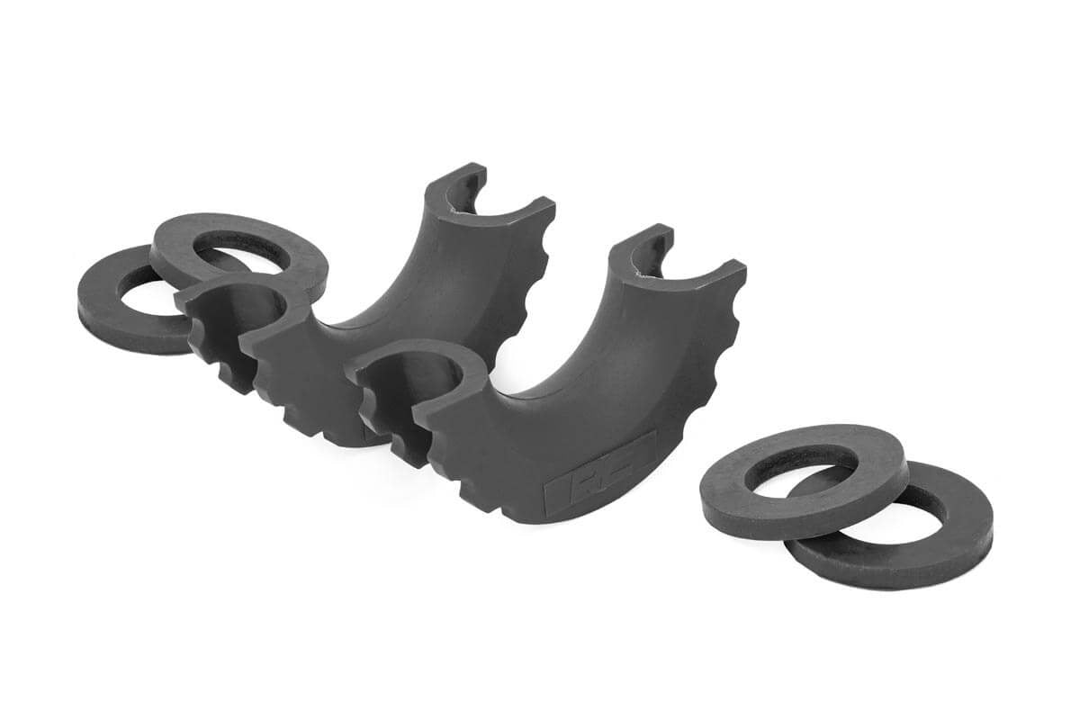 D-Ring Isolators Rough Country Logo Polyurethane Pair Rough Country