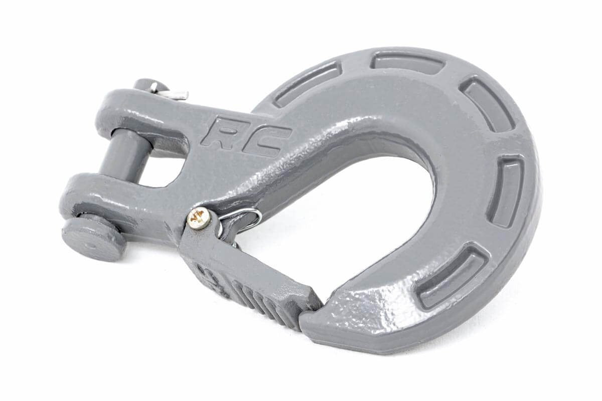 Forged Clevis Hook Fits 5/16 - 3/4 Inch D-Rings Fits 1 Inch Winch Ropes Rough Country