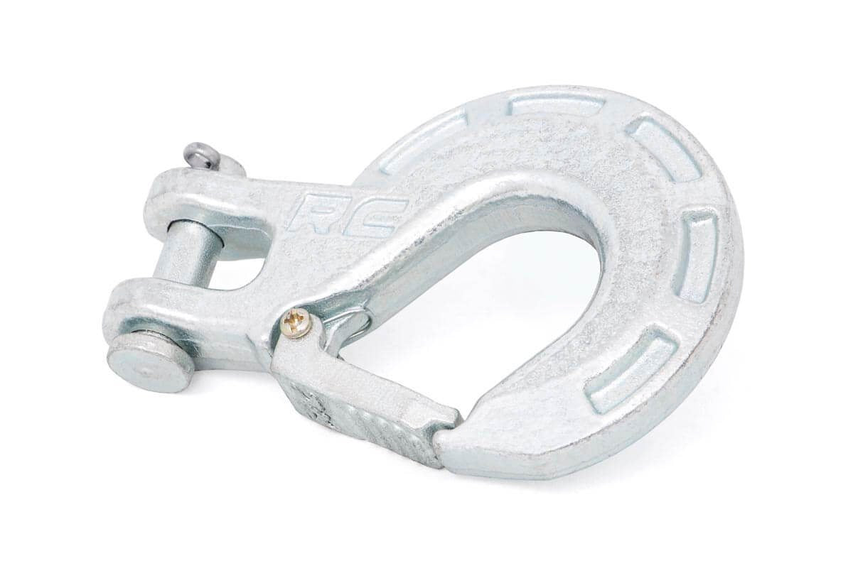 Forged Clevis Hook Fits 5/16 - 3/4 Inch D-Rings Fits 1 Inch Winch Ropes Rough Country
