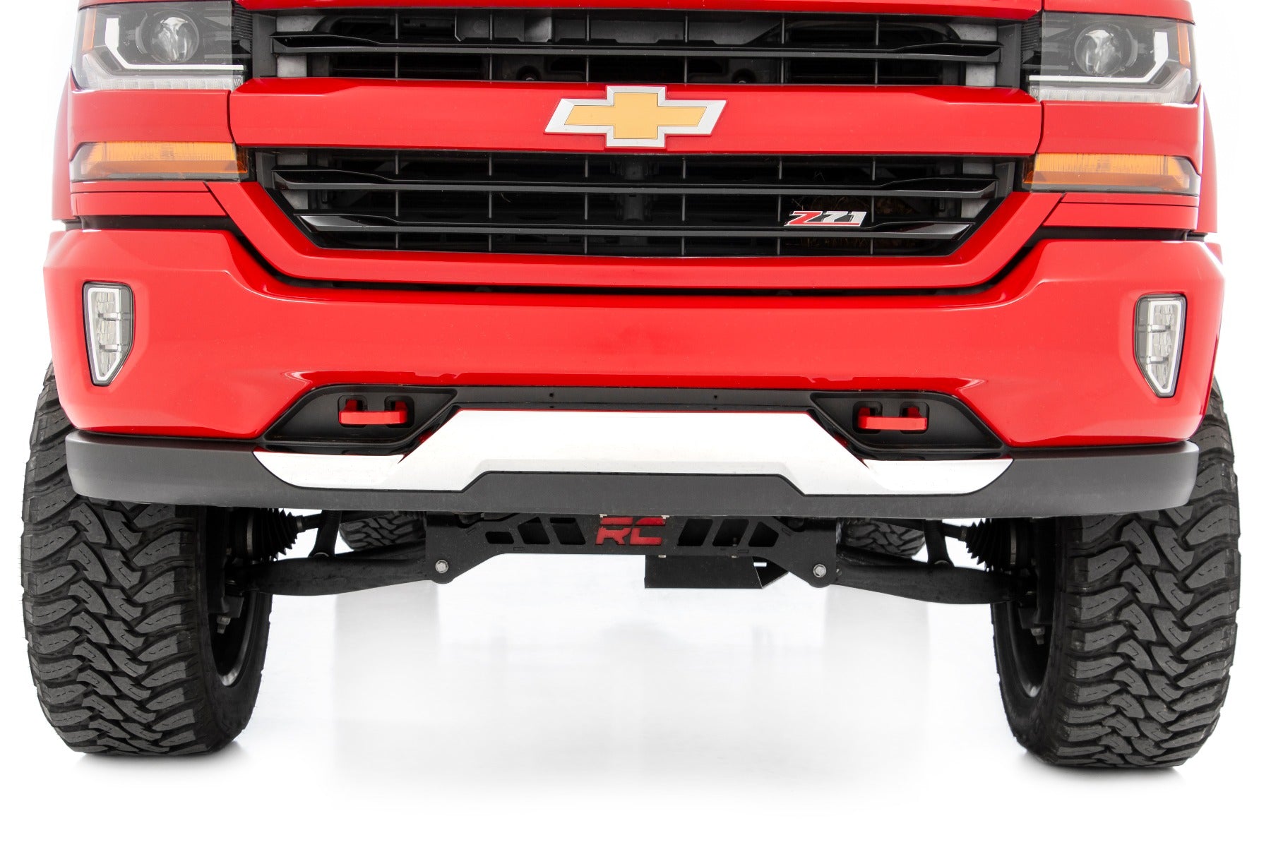 Rough Country | Tow Hook | Forged Tow Hooks 14-18 Chevy 1500 Red Rough Country | RS134