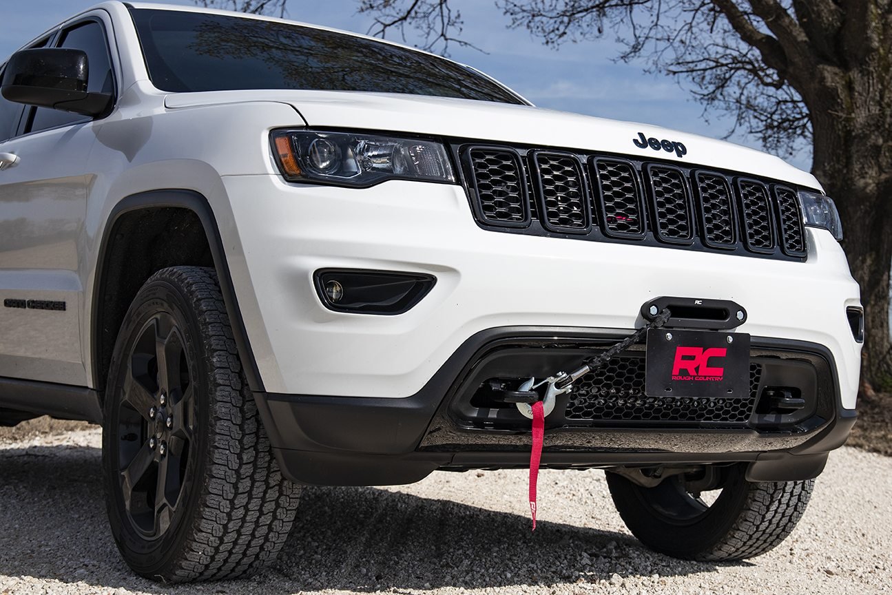 Rough Country | Winch Hardware Kit | Hawse Fairlead License Plate Mount Rough Country | RS138