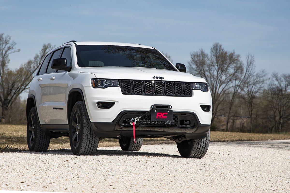 Rough Country | Winch Hardware Kit | Hawse Fairlead License Plate Mount Rough Country | RS138