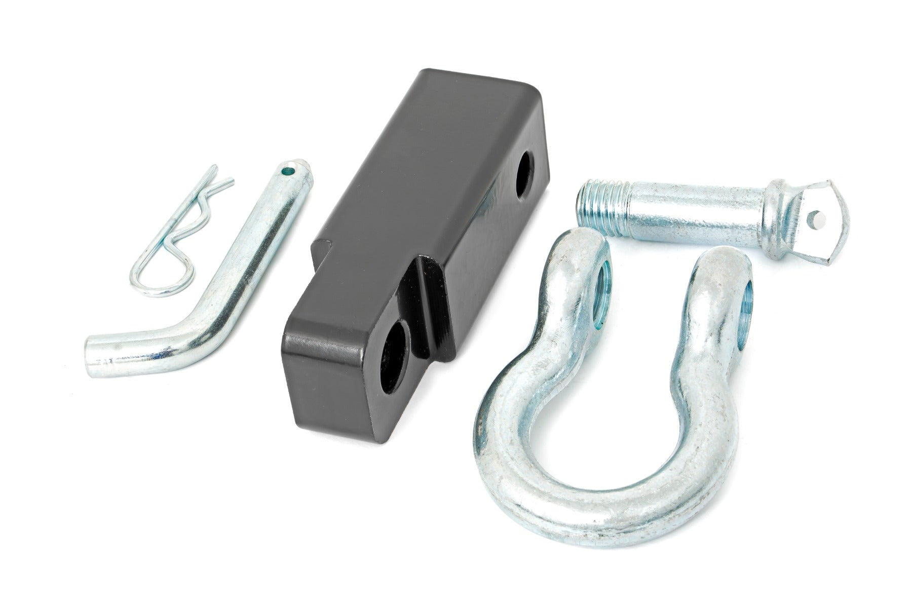 Rough Country | D Ring | 2 Inch Receiver D-Ring Kit W/ Pin Rough Country | RS157A