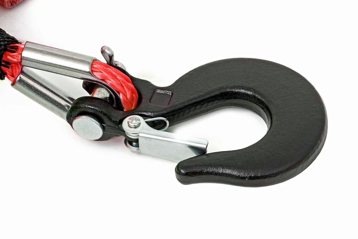 Rough Country | Winch Rope | Red 1/4 Inch Synthetic Winch Rope UTV, ATV Rough Country | RS161