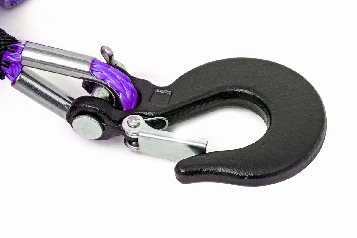 Rough Country | Winch Rope | Purple 1/4 Inch Synthetic Winch Rope UTV, ATV Rough Country | RS162