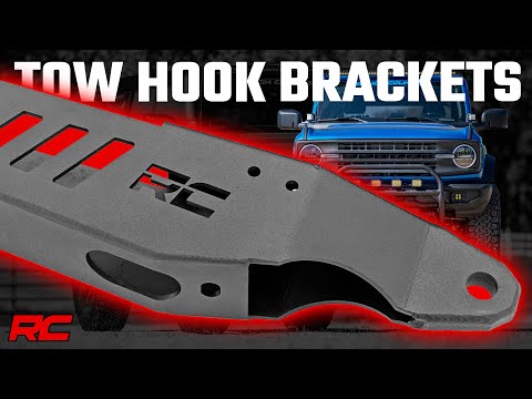 Rough Country | Tow Hook | Tow Hook Brackets 21-Up Ford Bronco 4WD Rough Country | RS171