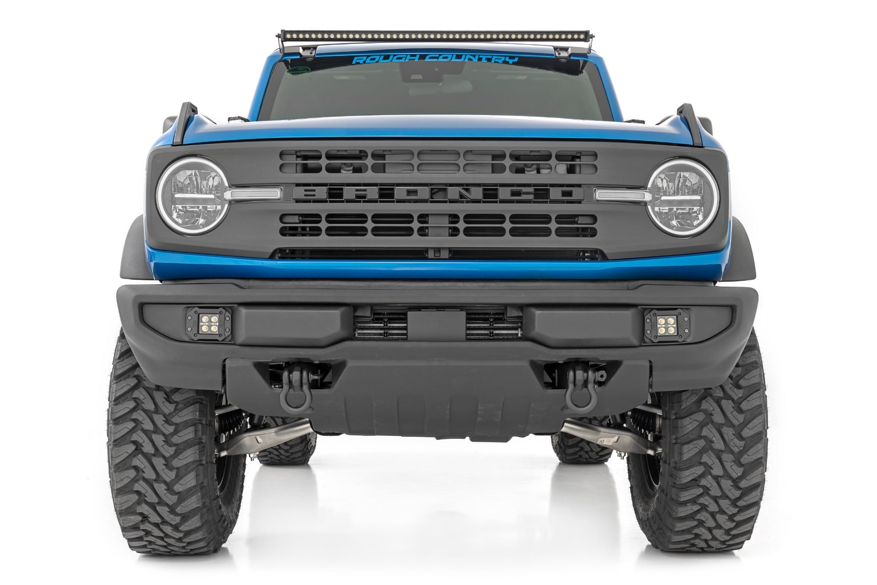 Rough Country | Tow Hook | Tow Hook Brackets D-Ring Combo 21-Up Ford Bronco 4WD Rough Country | RS172