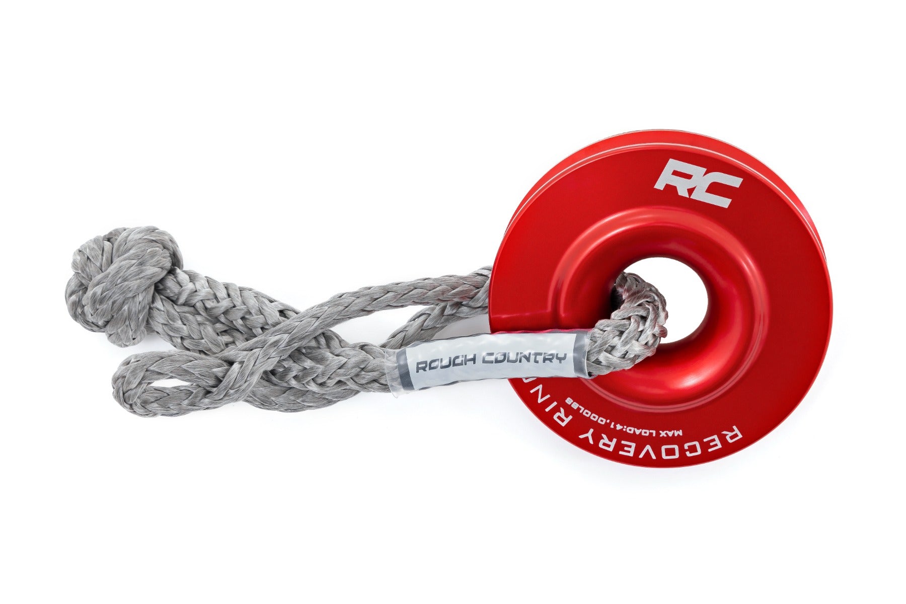 Rough Country | Winch Hardware Kit | 6.5 Inch Winch Recovery Ring 41000 LB Capacity Rough Country | rs180