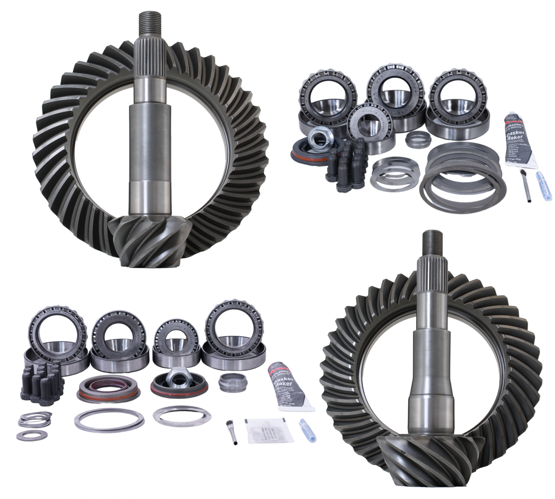Ford F-350 1993-2010 5.13 Ratio F10.25-D60RT Timken Bearing Gear Package Revolution Gear