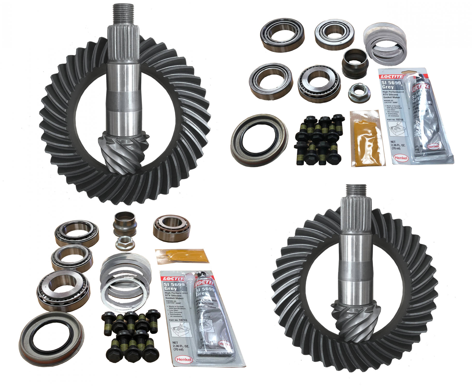 Jeep Wrangler JL Rubicon and Gladiator Dana 44 5.38 Ratio Gear Package Revolution Gear