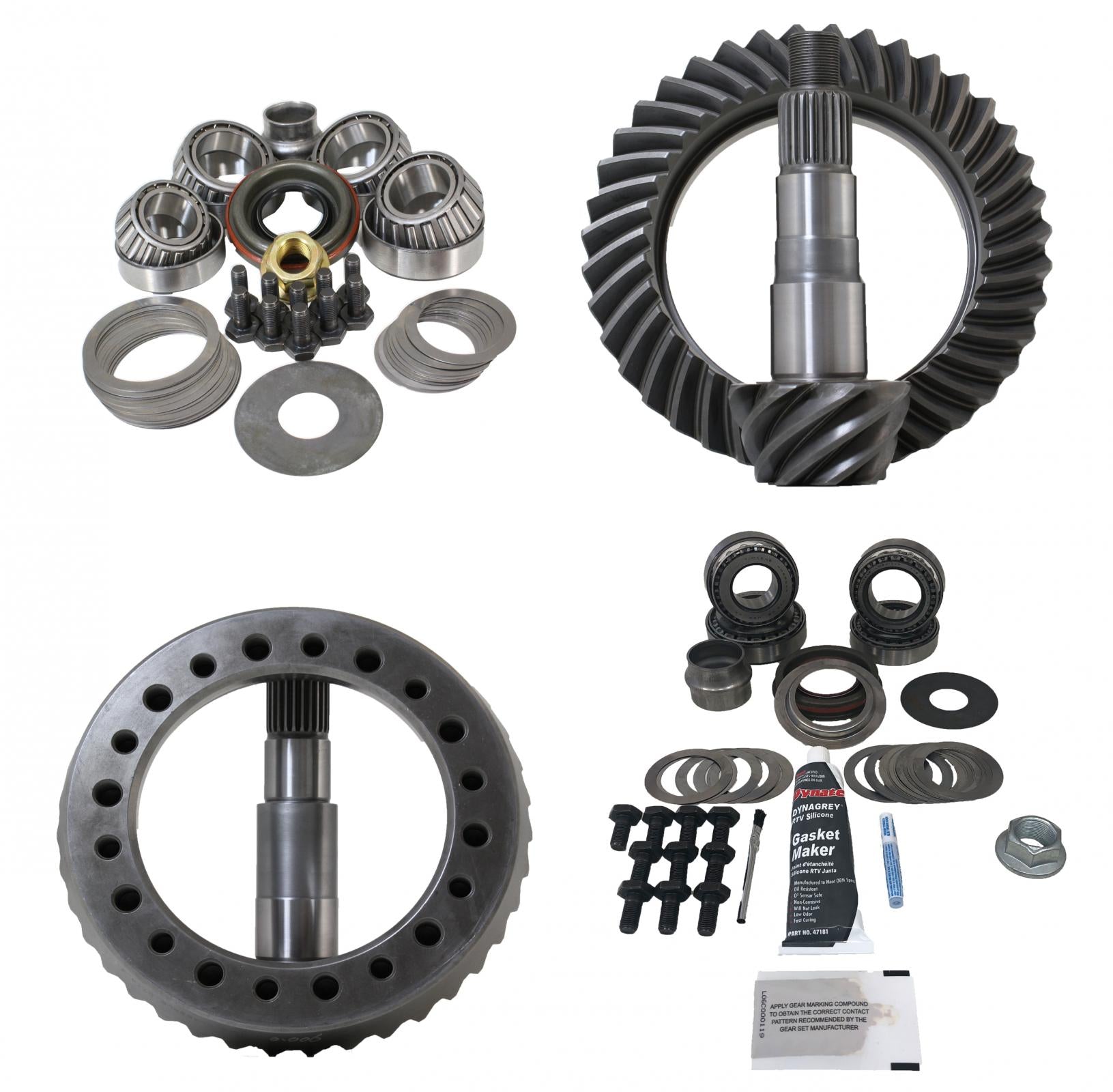 Jeep Wrangler TJ 1996-02 Dana 44 Thick Rear 4.10 Ratio Koyo Bearing Gear Package Revolution Gear