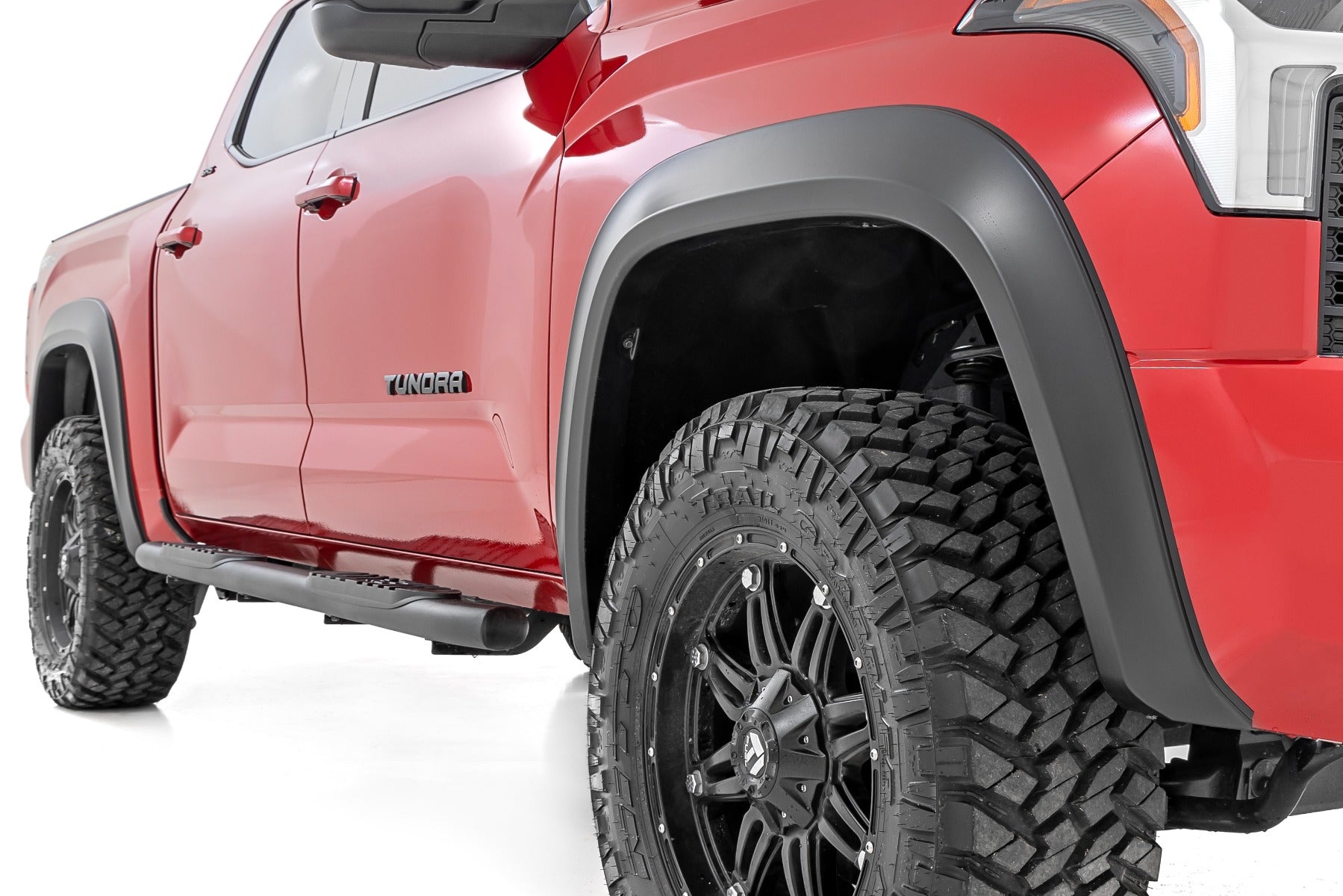Rough Country | Fender Flares | Sport Style Fender Flares Flat Black Toyota Tundra 2WD/4WD (22-23) Rough Country | S-T42211