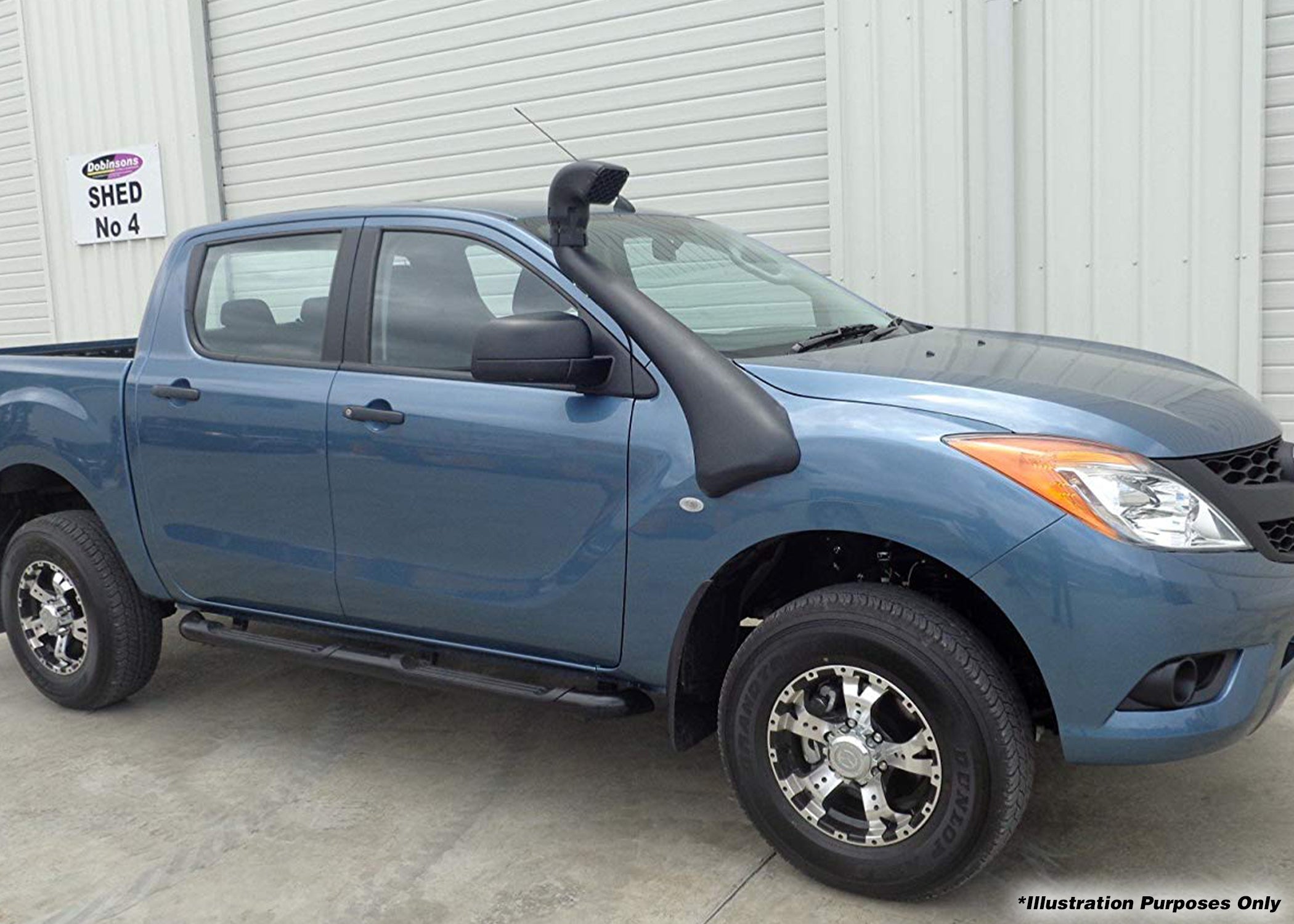 DOBINSONS | SNORKEL KIT FOR MAZDA BT-50 2012-2019 3.2L DEISEL | RIGHT SIDE MOUNT | SN39-3459