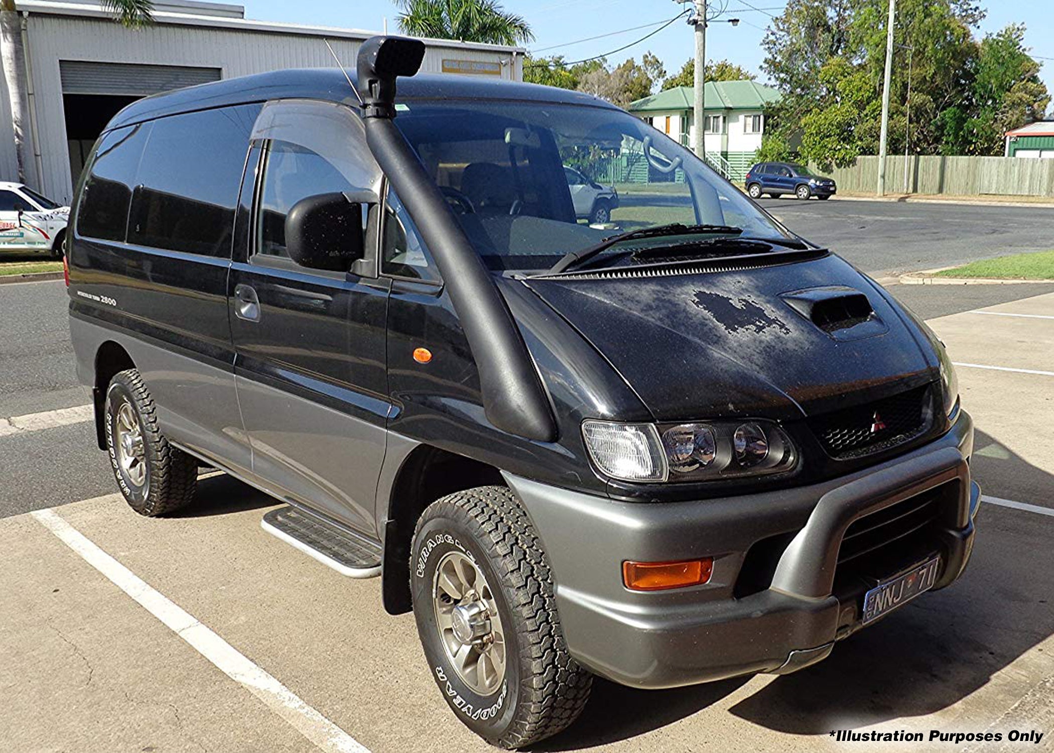DOBINSONS | SNORKEL KIT FOR MITSUBISHI DELICA L400 2.5L DIESEL | RIGHT SIDE MOUNT | SN43-3451