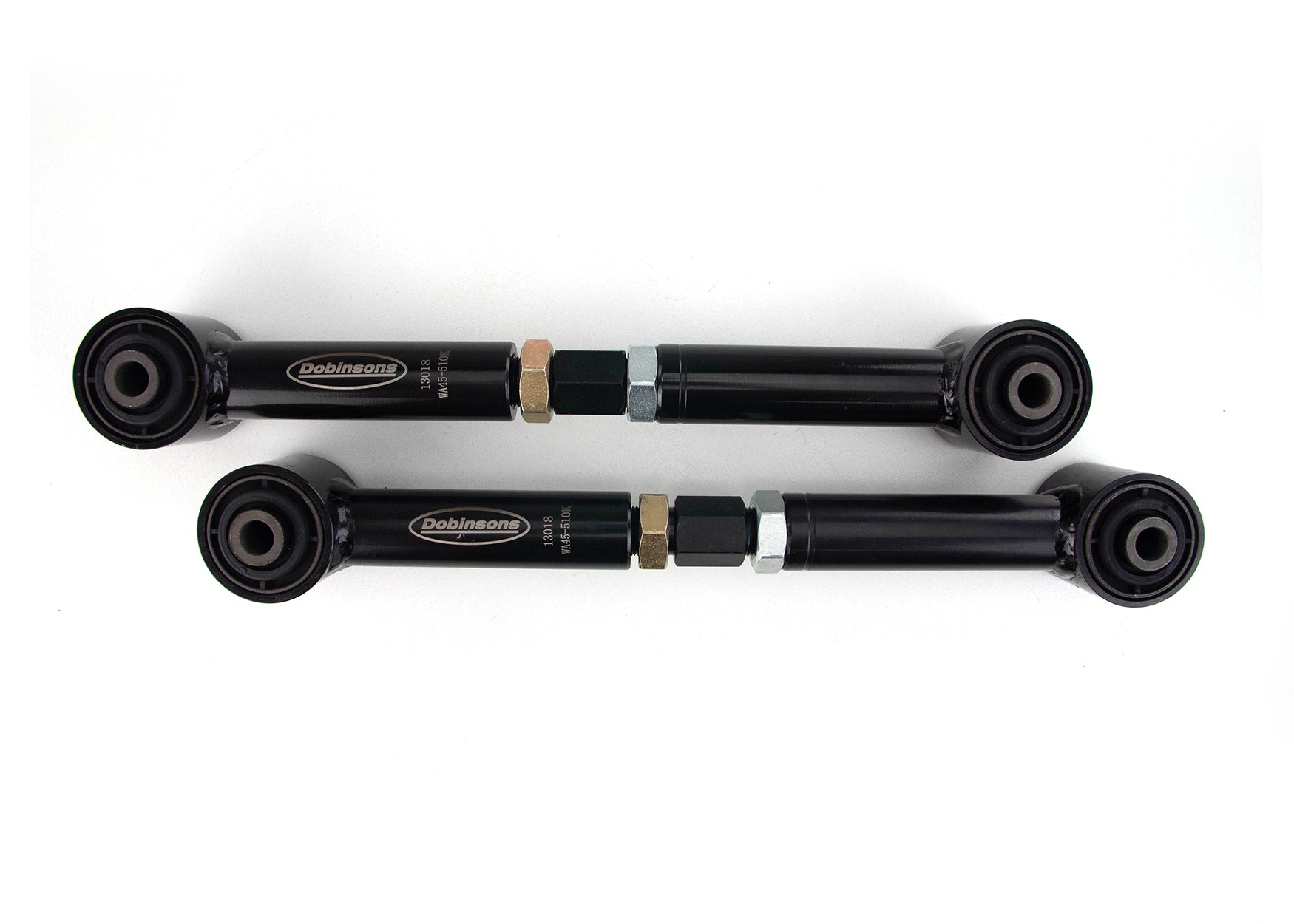 DOBINSONS | REAR ADJUSTABLE TUBULAR STEEL SERIES UPPER TRAILING ARMS (PAIR) | WA45-510K