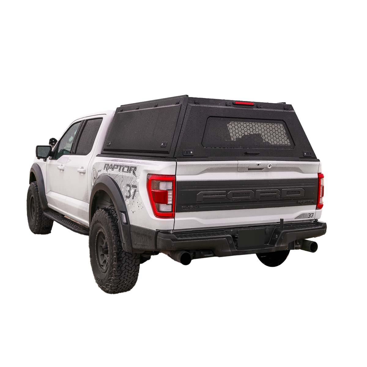 OVS | Truck Cap | Expedition - Truck Cap W/Full Wing Doors, Front and Rear Windows & 3rd Brake Light