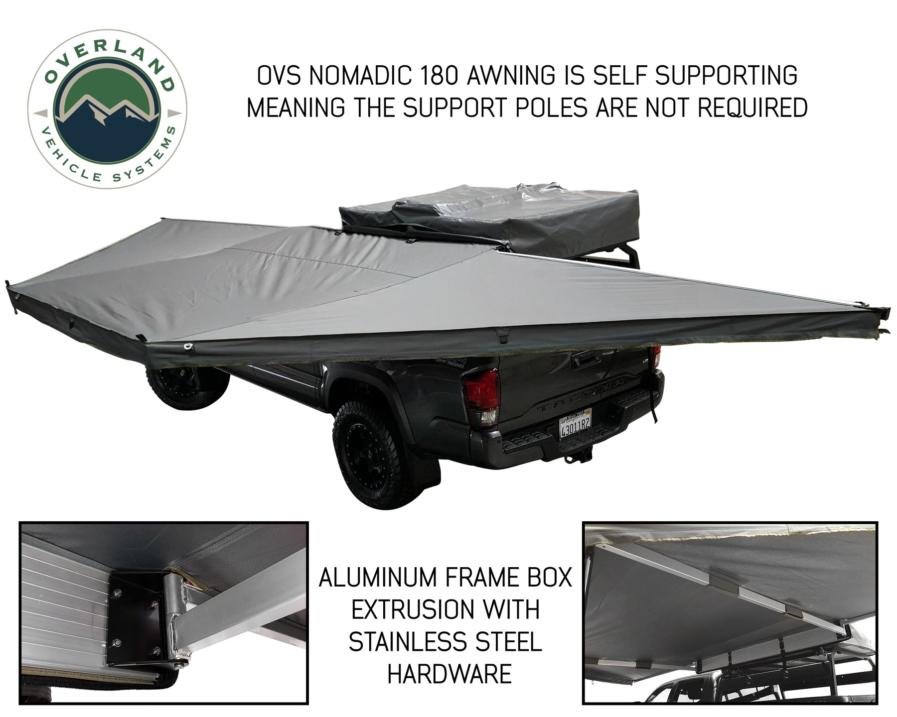 Nomadic Awning  180 With Zip In Wall