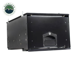 Cargo Box With Slide Out Drawer Size - Black Powder Coat