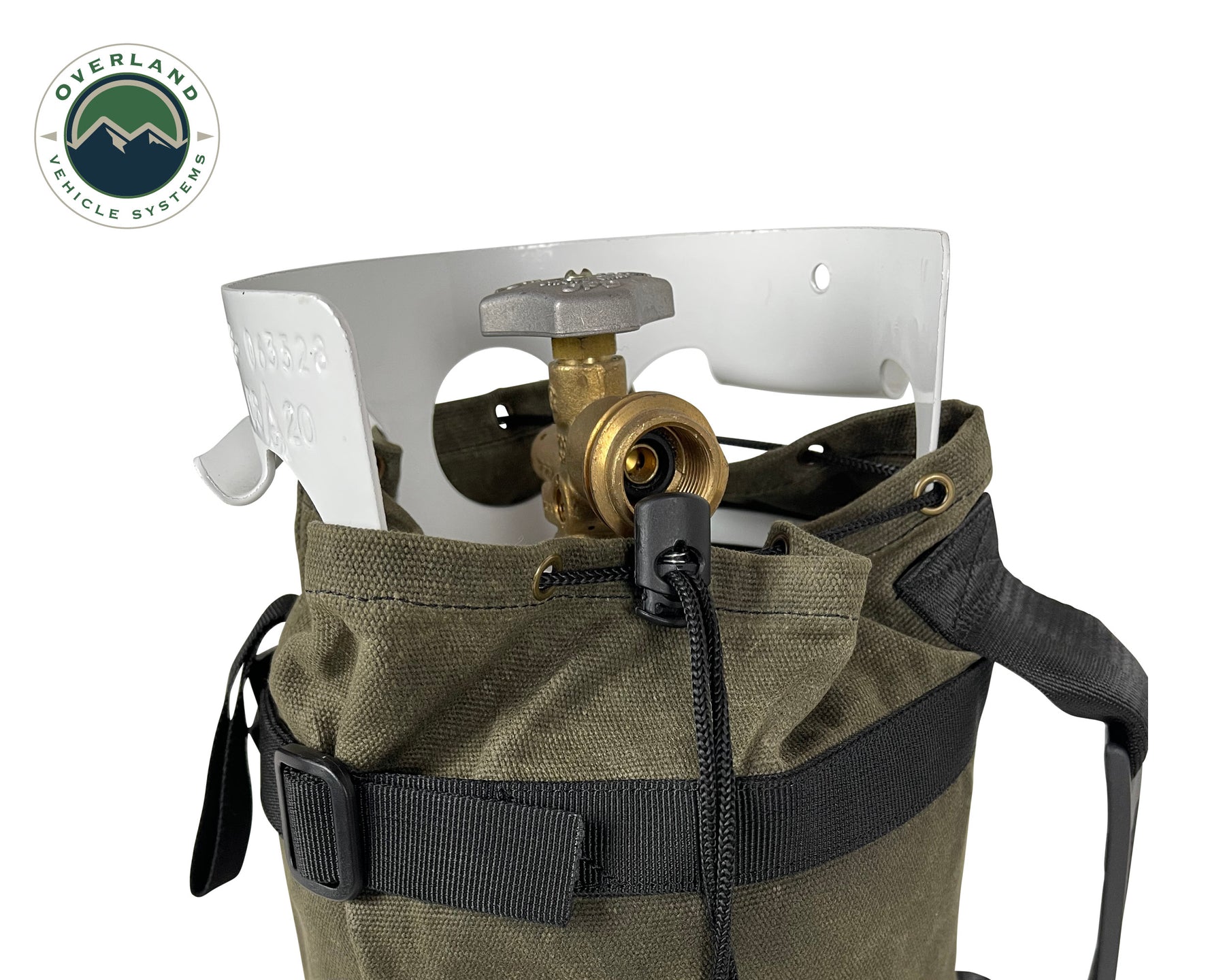 Propane Bag With Handle And Straps - #16 Waxed Canvas