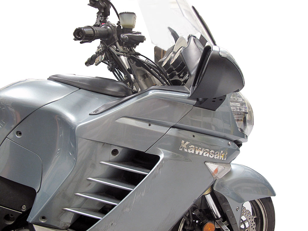 HMT.08.10000 Denali SoundBomb Compact Horn Mounting Bracket, Kawasaki Concours 1400 & GTR1400 '08-'20 rev00