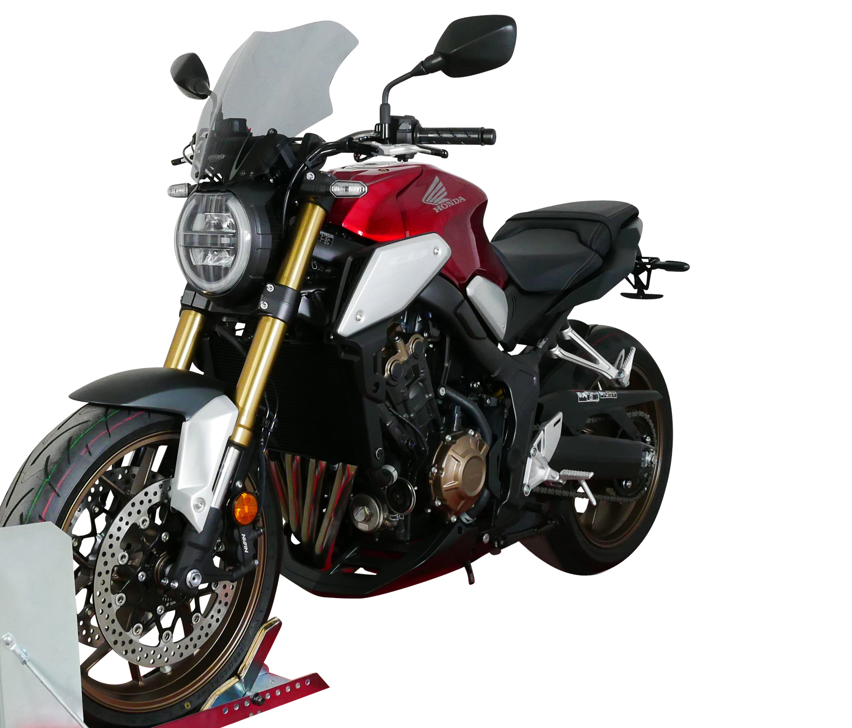 MRA.4025066173105 MRA Sport-Screen "NSPM". Mounting set included. for HONDA CB 650 R 2022 Smoke