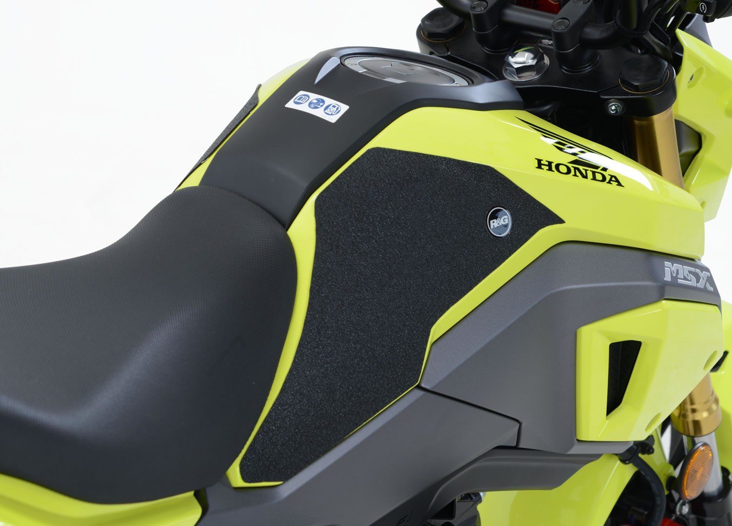 RG.EZRG332BL Honda MSX125 Grom 2016- Traction Grips : BLACK 2-Grip Kit