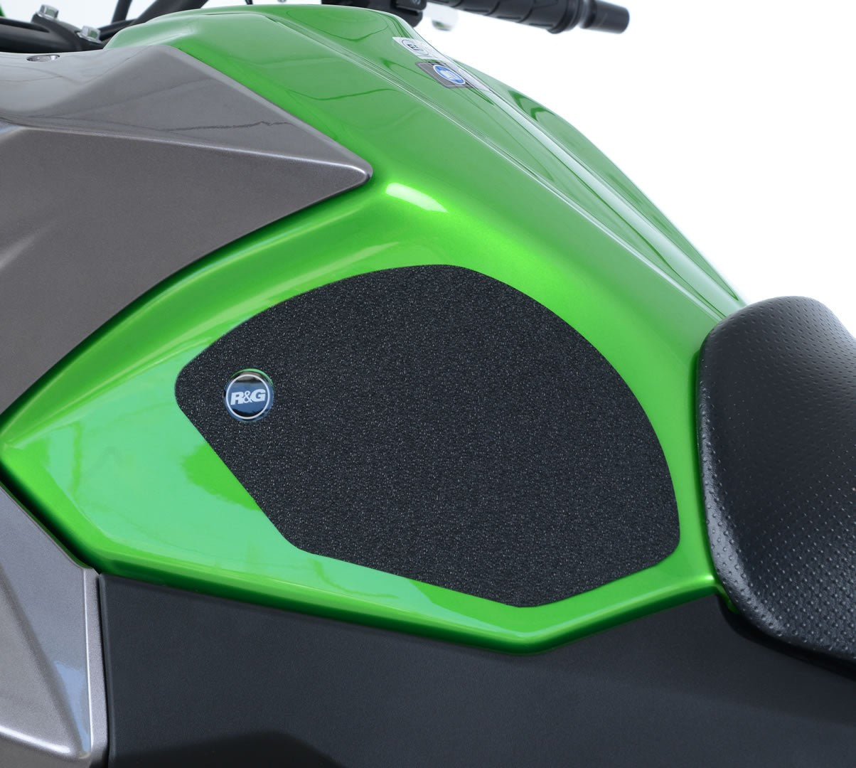 RG.EZRG431CL Kawasaki Versys X-250/300 Tank Traction Grips : Clear 2-Grip Kit