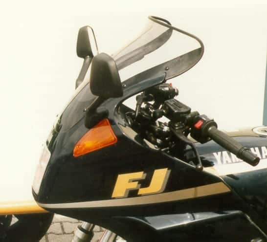 MRA.06.046.T.8 MRA TouringScreen Windshield for Yamaha FJ1200, '88-'90 SHADOW LINE BLACK