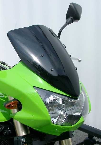 MRA.08.034.T.8 MRA TouringScreen Windshield for Kawasaki Z1000, '03-'06 SHADOW LINE BLACK