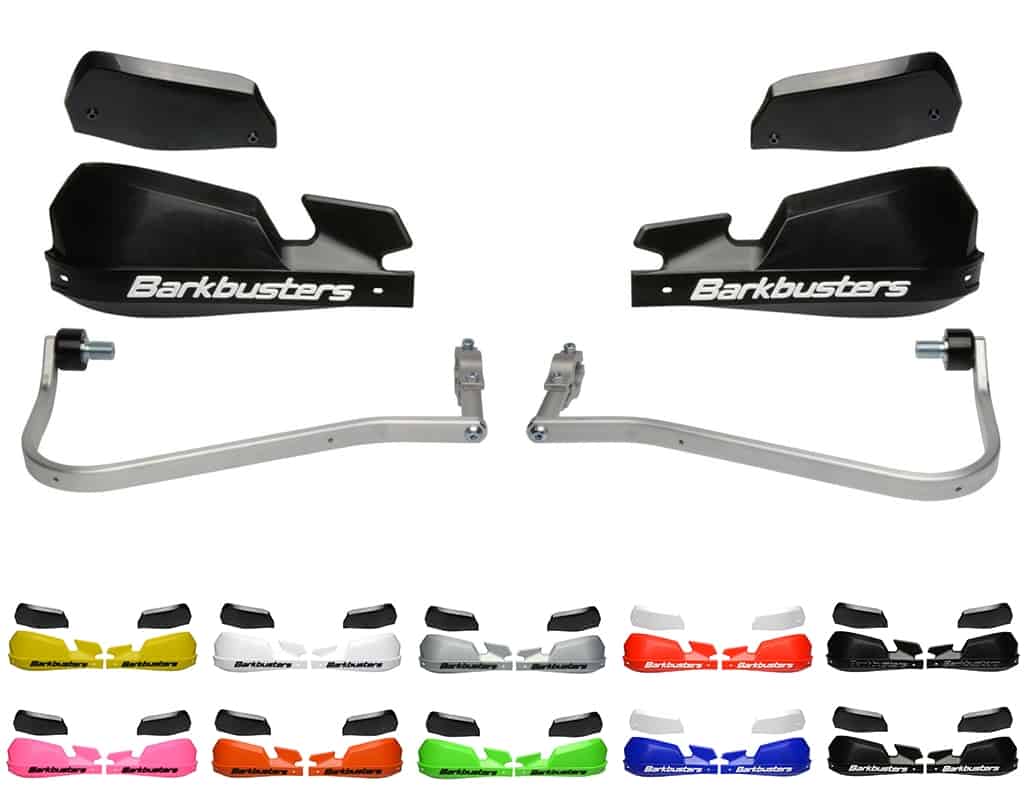 BB.BHG19.2.SL Barkbusters Handguards Complete Kit Yamaha XTZ660 Tenere '08-'11;  TDM900 '08-'09;  BMW R1100GS/R1150GS/R1150GS Adventure - Silver