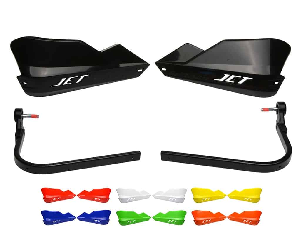 BB.S7.JET.YE Barkbusters JET Single-Sided Mounting Kit for 6 or 8mm Threaded Bar Ends - Yellow KIT