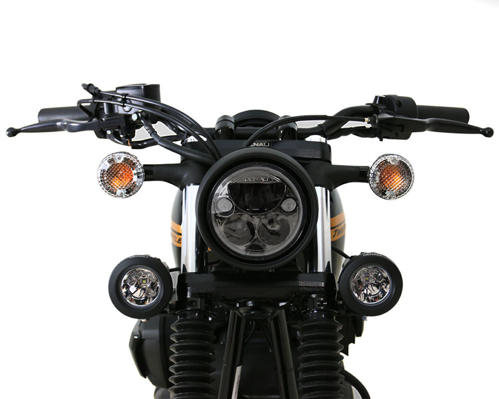 TT-M5 DENALI M5 DOT LED Headlight Module, 5.75" Round, Black Chrome
