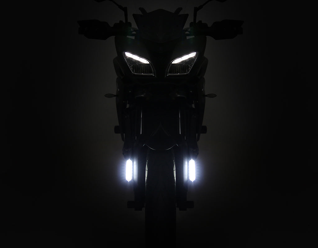 DNL.DRL.10000.W DENALI DRL White Daytime Running Lights with Universal Fender Mounting Kit
