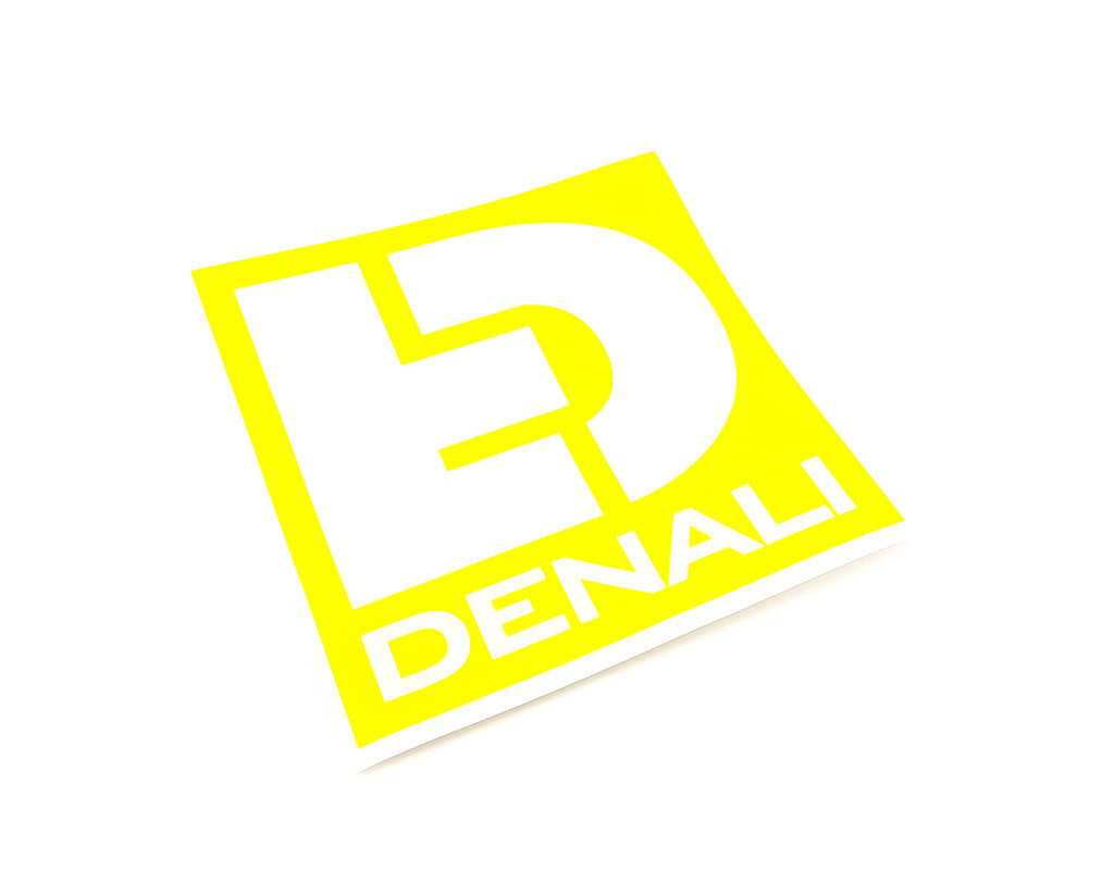 DNL.STK.003 DENALI Icon Logo Transfer Decal, Yellow, 5x5