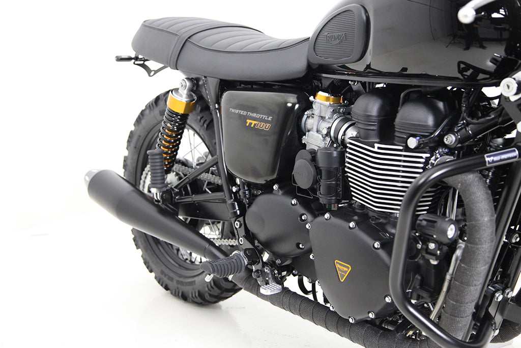 HMT.11.10500 Denali SoundBomb Compact Horn Mounting Bracket, Triumph Bonneville & Thruxton '04- rev00