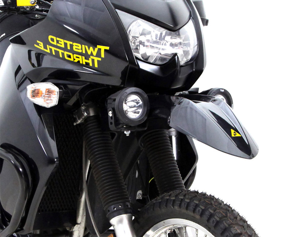 LAH.08.10000 Denali Auxilary Light Mounting Bracket for Kawasaki KLR650E '08- rev05