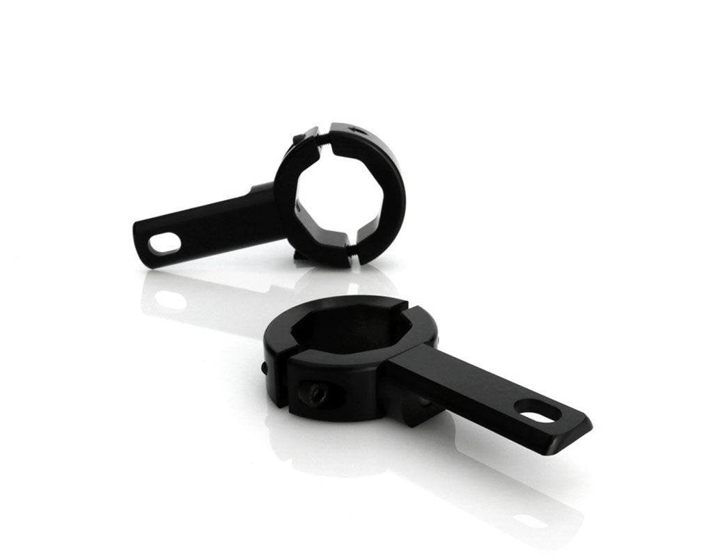 LAH.00.10400.B DENALI Engine Guard/Frame Auxiliary Light Mount For 32mm-38mm 1.25in-1.5in Diameter Tubes | Black rev03
