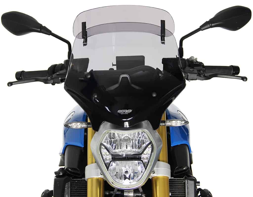 MRA.4025066153053 MRA Variotouringscreen "VT" for BMW R 1200 R F. HALTER WINDSH. SPORT R12WR, 2015- smoke grey