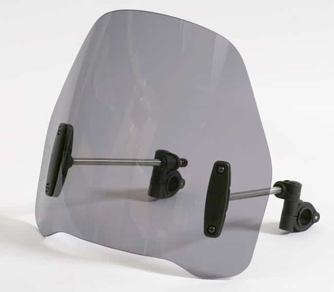 MRA.RO.1 MRA Roadshield style "RO" windscreen for naked bikes & cruisers SMOKE GRAY